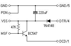Schematic of the receiver circuit