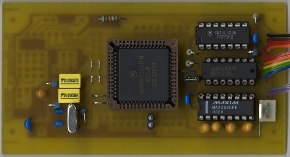 Picture of assembled PCB